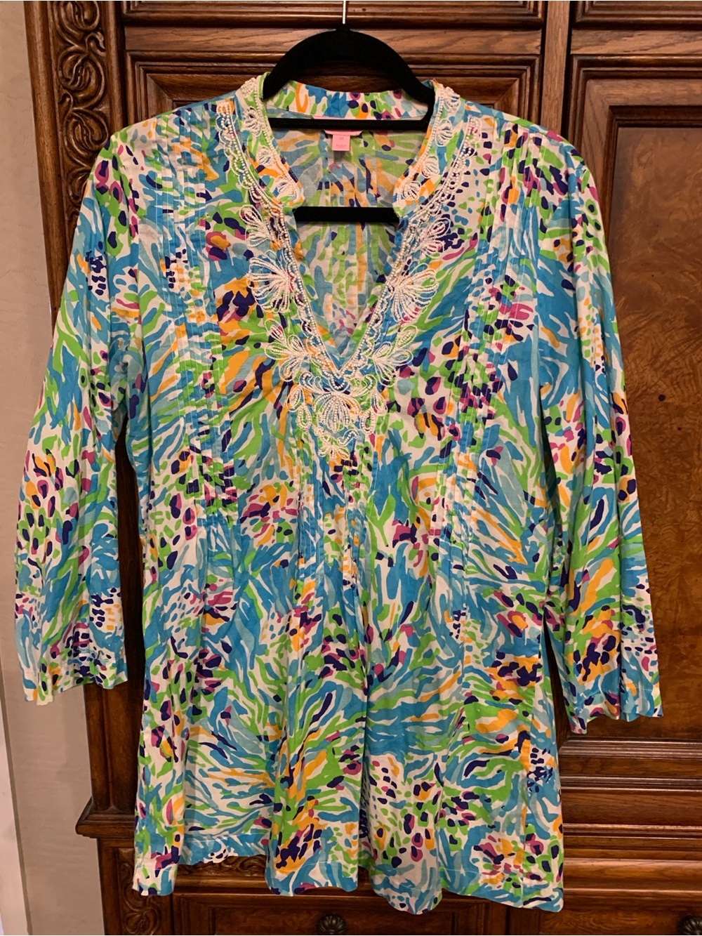 Lily Pulitzer Sarasota  Beaded Top Size Medium